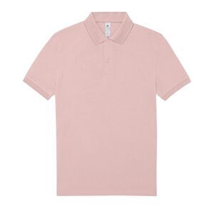 B&C Mens Polo Shirt / Blush Pink
